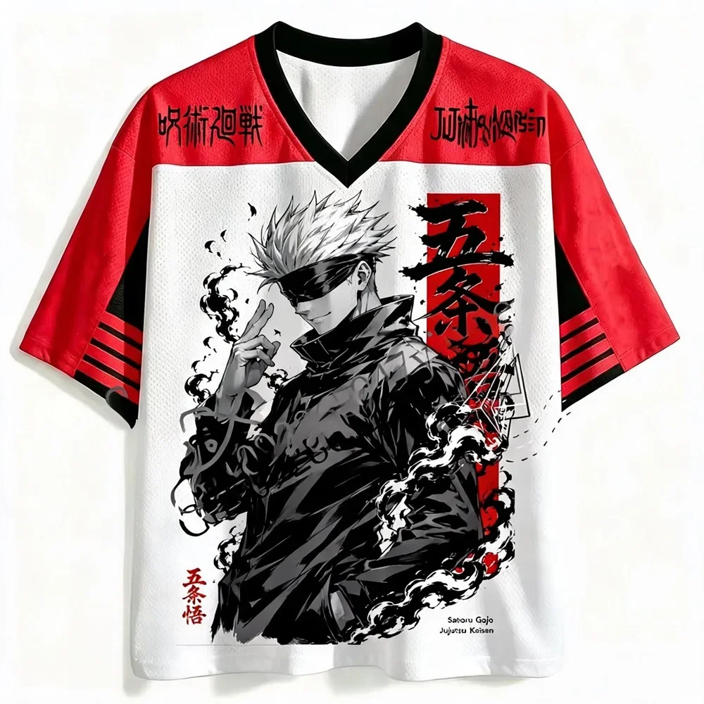 3D Graphic Jersey Jujutsu Kaisen Satoru Gojo Yuta Megumi Quick Drying Sports Shirt Anime Fan Tee Summer Men Women T-Shirt Top