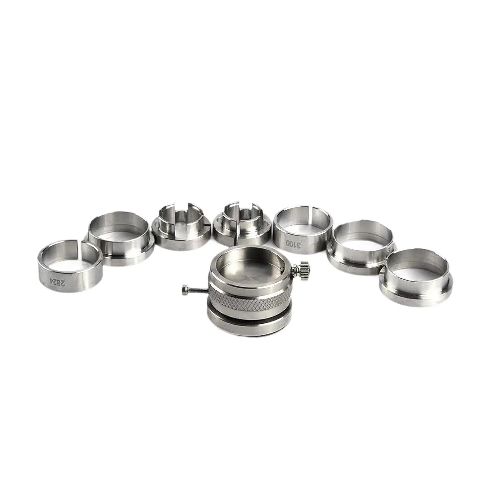 

Watch Movement Holder Set Multifunctional Stainless Steel Stable Rotating Watch Movement Base for 2824 3135 3100 2000 Fixation