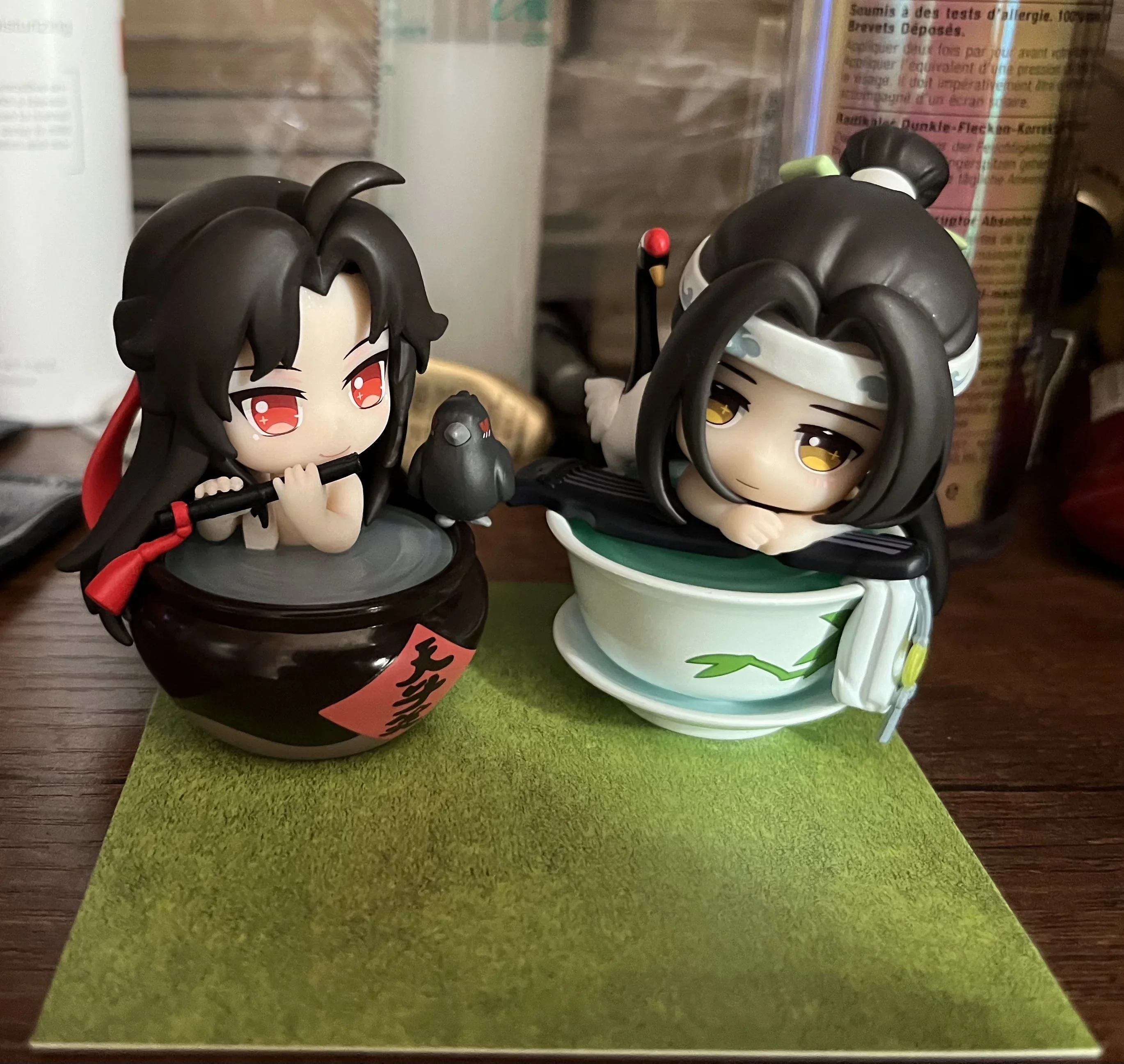 Mo Dao Zu Shi Wei Wuxian Lan Wangji Figures Xia Mu Song Animation Dolls Q Version  Collection Gifts Collectable Toy Gift