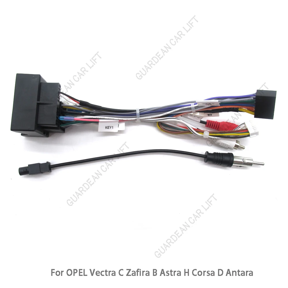 16PIN Car Wiring Harness Adapter Canbus Box Decoder Android Radio Cable For OPEL Vectra C Zafira B Astra H Corsa D Antara Luzhen