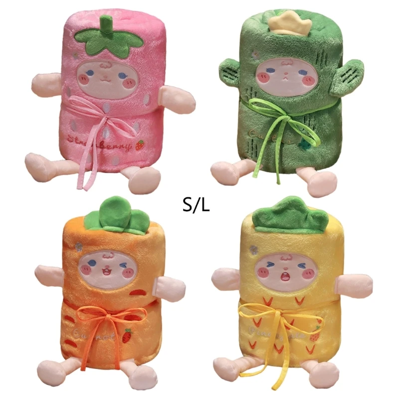 

Soft Cartoon Flannel Blanket for Adult Sleep Time, Sleep Blanket Office Sleep ,Air Conditioning Blanket for Students M68E