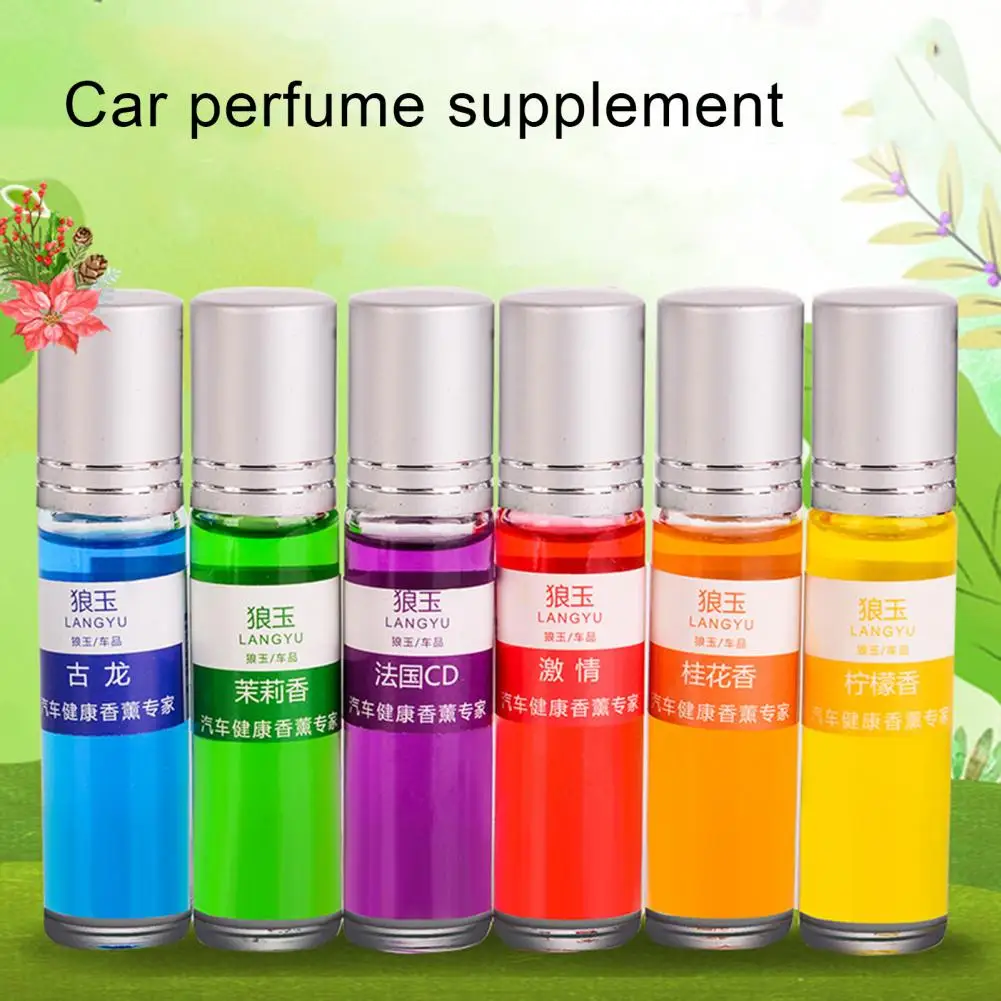 10ml Perfume Essential Oil Fresh-Scent Refresh Air Replenishment Plant Extracts Car Outlet Aromatherapy Oil for Automobile