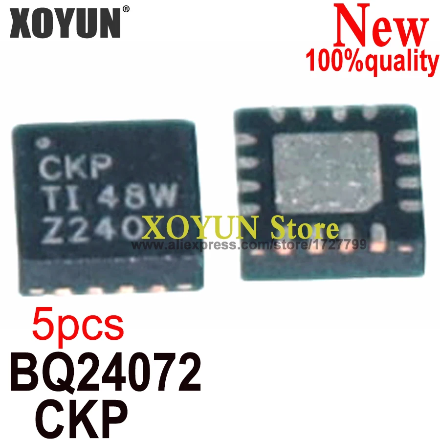 (5piece)100% New 24072 BQ24072 BQ24072RGTR For Code: CKP QFN-16 Chipset