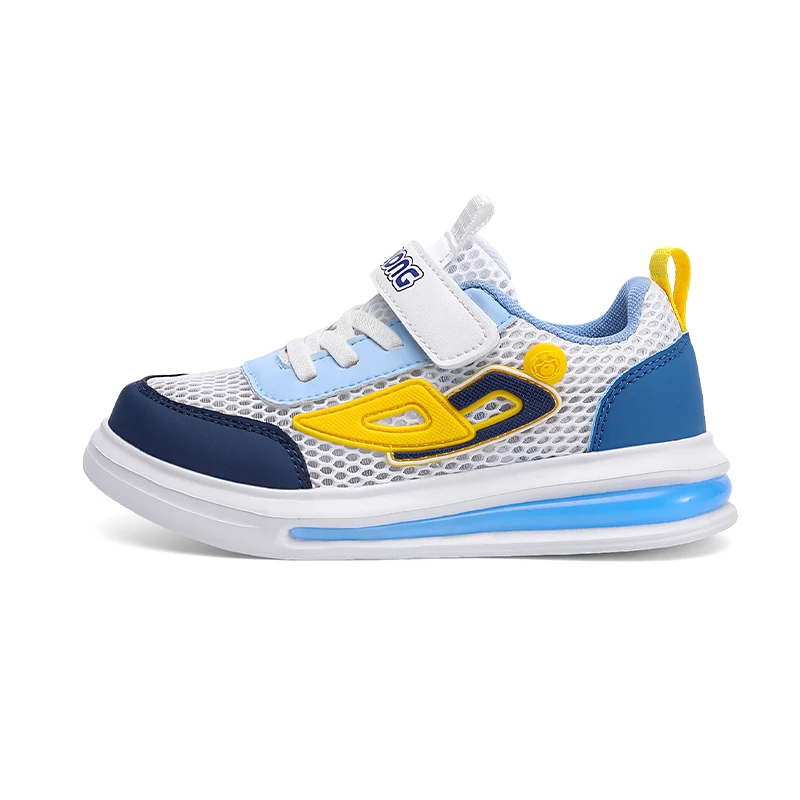 Scarpe Casual per bambini per ragazzi Sneaker traspirante ragazze moda Air Mesh bambini Hook & Loop studenti scuola in esecuzione scarpe sportive