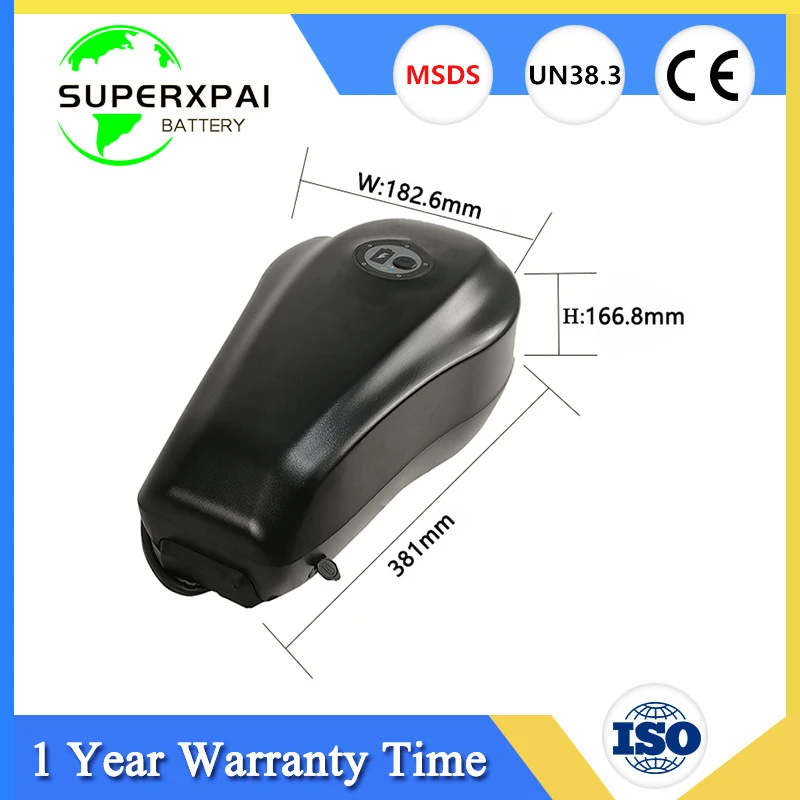 

72v ebike battery 48v 52v 60v gas tank battery 48v tank shaped e-bike tank battery large capacity battery for electric bicycle