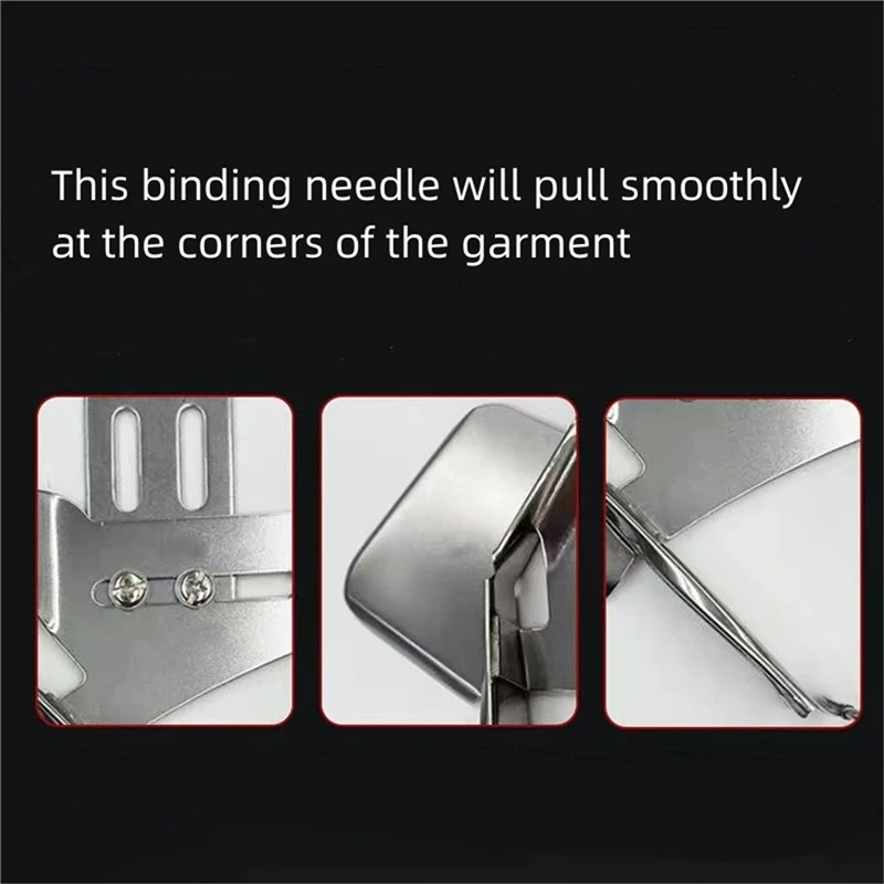 Sewing Machine Hemming Device Double Fold Bias Binding Right-Angle Edging Pull Tube Four Fold Pull Tube For Household Industrial