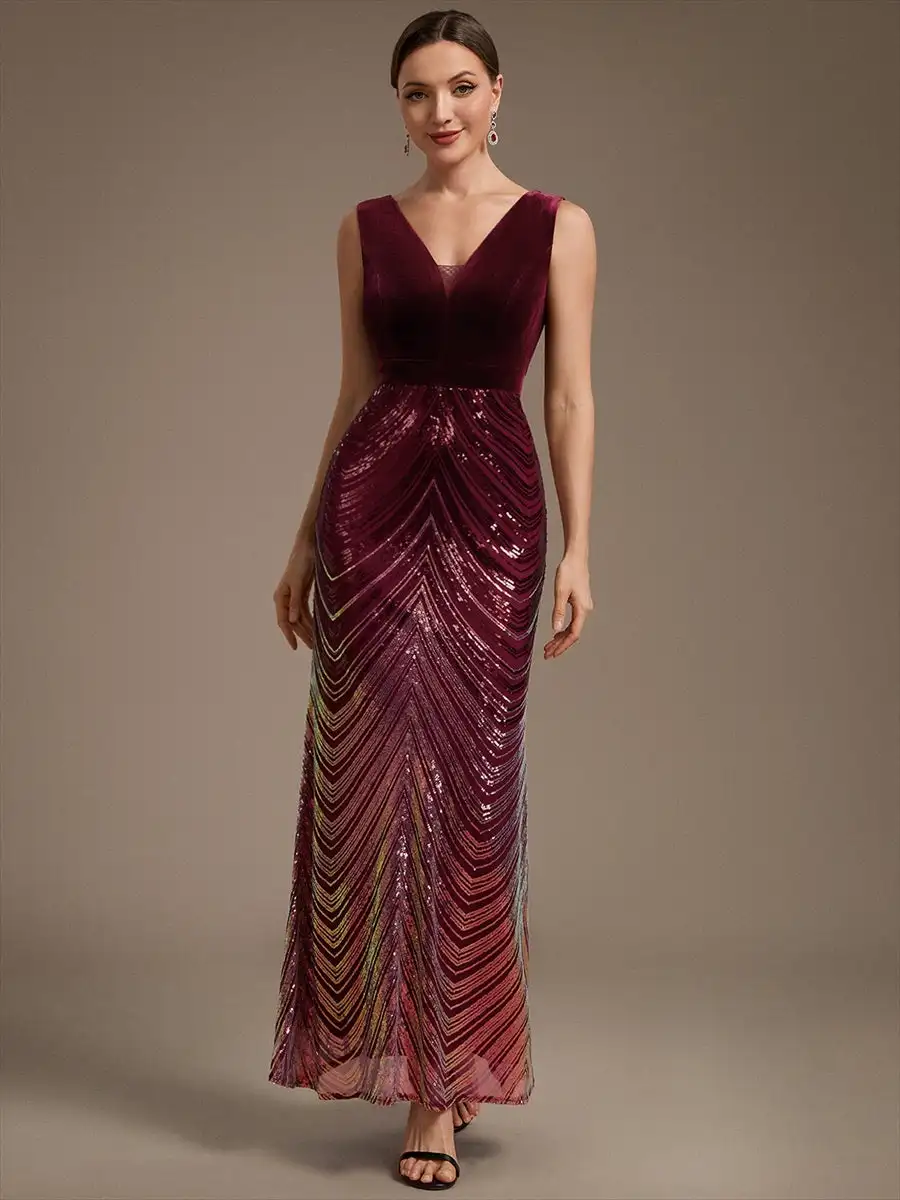 robes-de-soiree-maxi-sirene-sans-manches-a-col-en-v-avec-sequins-ombres