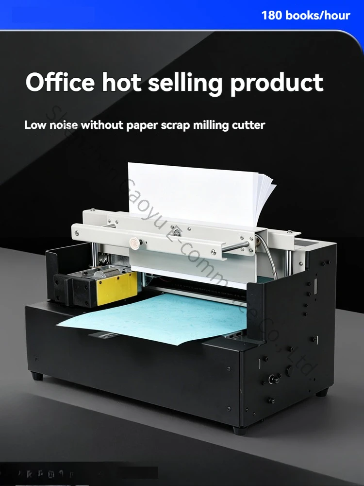 BY-80QZD Automatic Adhesive Machine Hot Melt Tender Binding Desktop Small Offset Press Document Contract Encapsulation Sealing