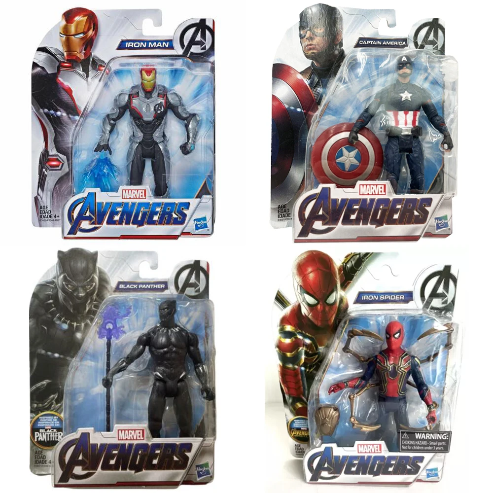 

Marvel Avengers Endgame MCU Captain America Infinity War Iron Spiderman Black Panther Endgame Iron Man children toys Figure