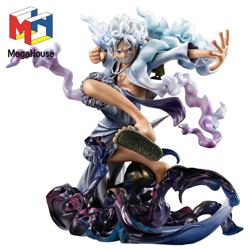 

Genuine Original ONE PIECE Mega House Monkey D. Luffy Action Figure PVC Collectible Model Dolls Statuette Toys Ornament Gifts