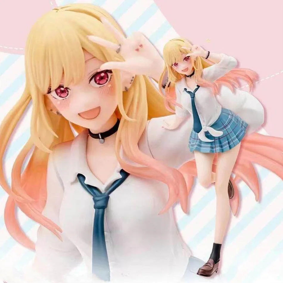 Bestseller: My Dress-Up Darling Marin Figur, Actionfigur im Schuluniform-Stil, Sammlerstück aus PVC, Tischdekoration, Geschenk