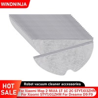 Mop Cloths For Xiaomi MIJIA 1C 1T 2C STYTJ02ZHM STYTJ01ZHM MI Robot Vacuum Mop For Dreame D9 F9 Mopping Rags Wipes Accessories