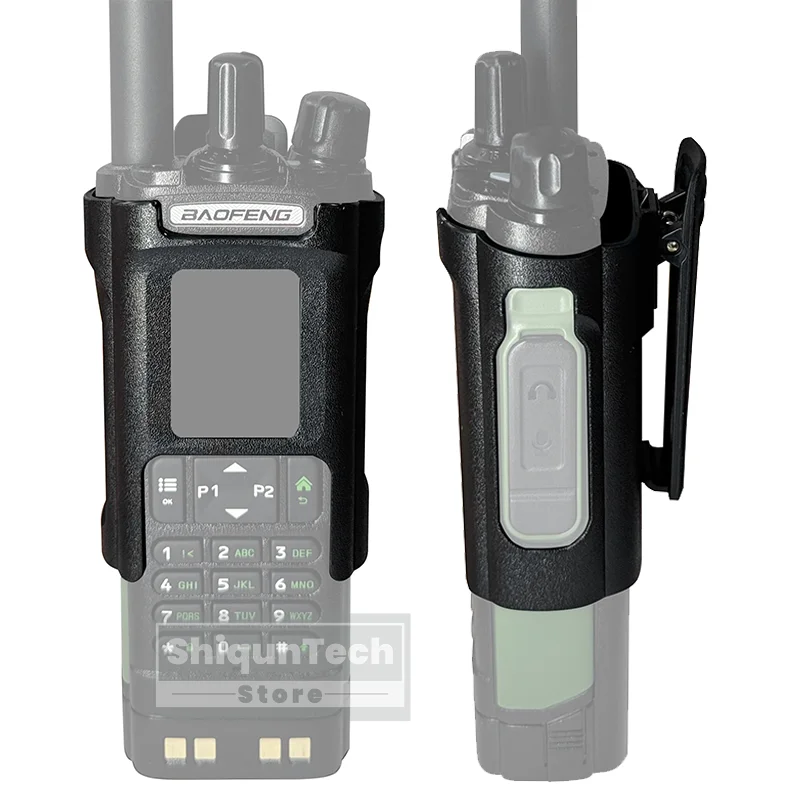 Baofeng DM-32 Walkie Talkie Belt Clip Carry Holster Case Original UV-32 Radio Holster Case Convenient Hanger For DM32 Ham Radio
