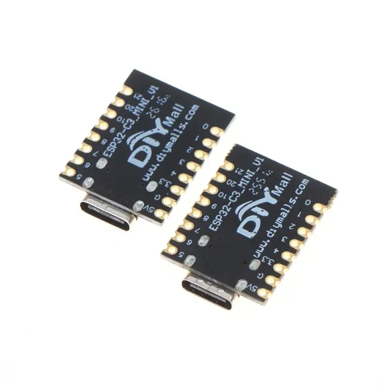 1 Stück ESP32 C3 Super Mini Bluetooth WiFi Entwicklungsboard Typ C für Prototyping von intelligenten Elektronikprodukten, für Bastler und DIY-Enthusiasten – Detail 8