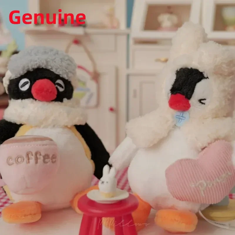 Hot Pingu Pengu Penguins Stay At Home Series Toys Rabbit Pingu Keychain Pendant Pingu Warmth Hugging Backpack Cute Gift Toys