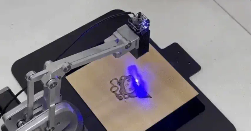 Multi-Functional Desktop Robot Arm: All-in-One Plotter,  Engraver, 3D Printer, and Manipulator
