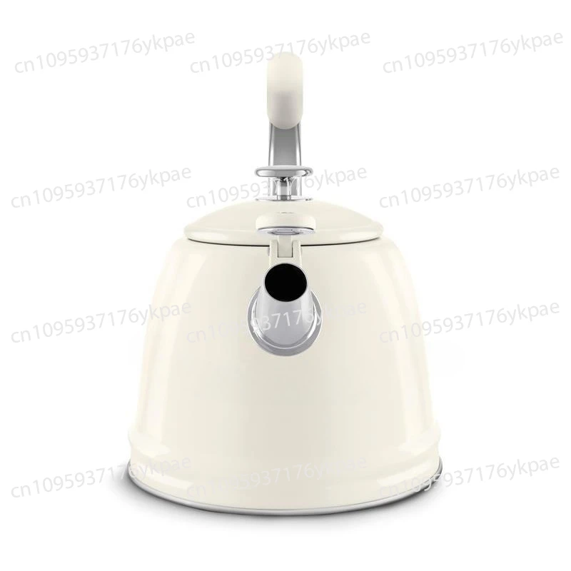 Retro Whistle Kettle Stainless Steel Kettle Induction Cooker Open Flame 2.3L Kettle