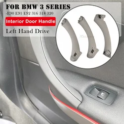 Full Set Interior Door Handles for BMW 3Series E90 E91 318 320 325 328 330 335 Part Inner Doors Panel Handle Bar Pull Trim