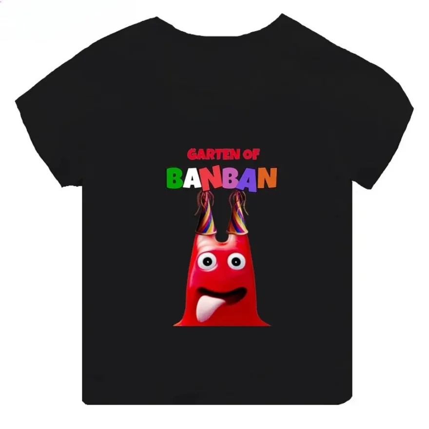 Kawaii Children Summer Boys Girls T-shirts Cotton Game child Garden of Banban Cartoon Short Sleeve T-shirt Kids Clothes Tees