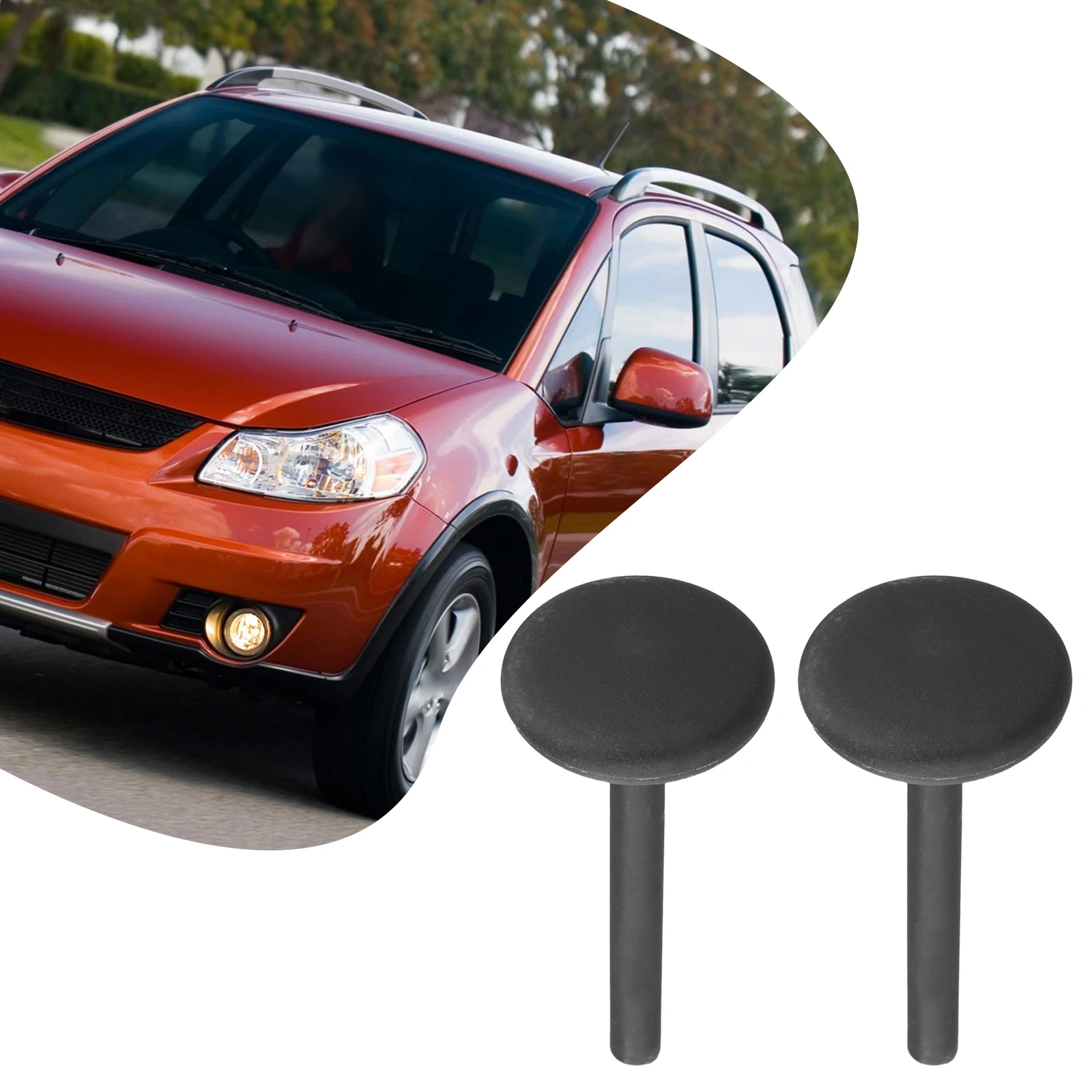 2pcs Car Rear Seat Knob Plastic 87211-74G10-P4Z For Suzuki For Grand For Vitara SQ416 SQ420 Automobile Interior Accessory view 2