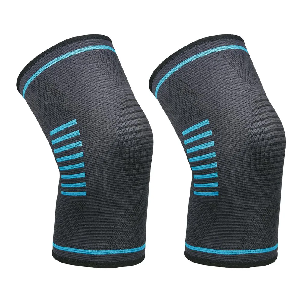 

2 шт., спортивные эластичные наколенники, дышащие наколенники, снаряжение для фитнеса и тренировок, дышащие наколенники, износостойкие наколенники