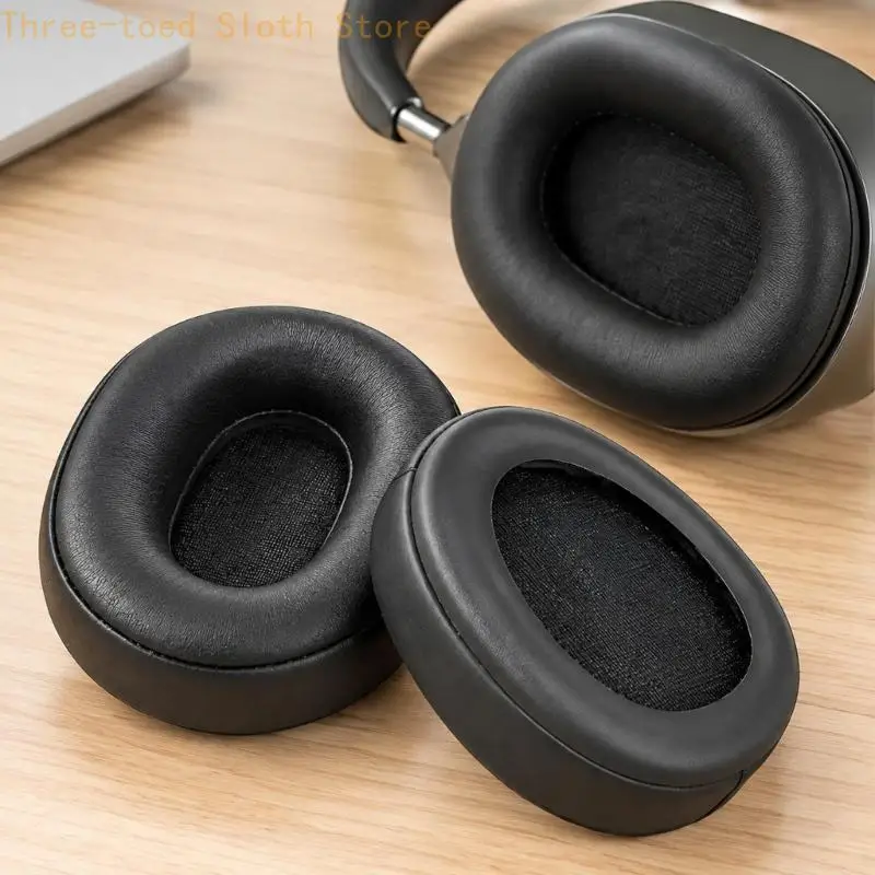 EarCup-Ohrpolster-Reparaturset für PM3-Kopfhörer, Paar Ersatz-Ohrpolster aus schwarzem Schaumstoff zum Abziehen oder Abflachen – Detail 2