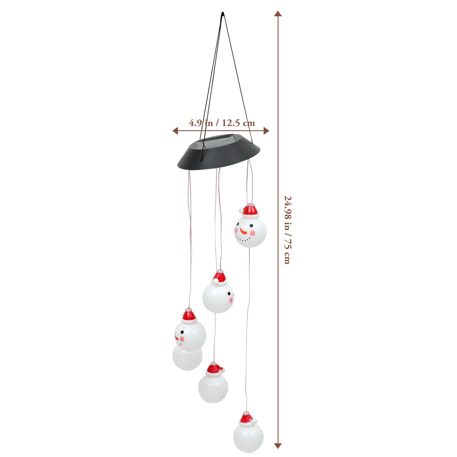 

Solar Wind Chime Light Color Changing Led Waterproof Hanging Solar Lights For Outdoor Garden Patio Decoration Christmas Wedding
