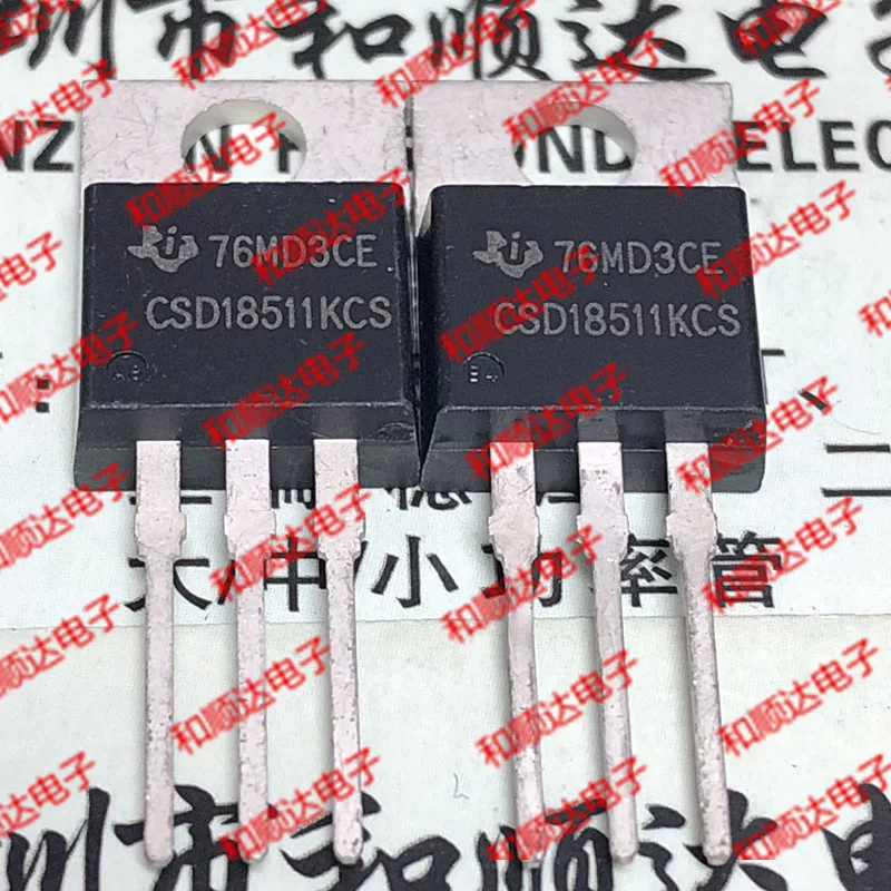 Original New / 5pcs / CSD18511KCS  TO-220 40V 110A convert integrated circuits In stock