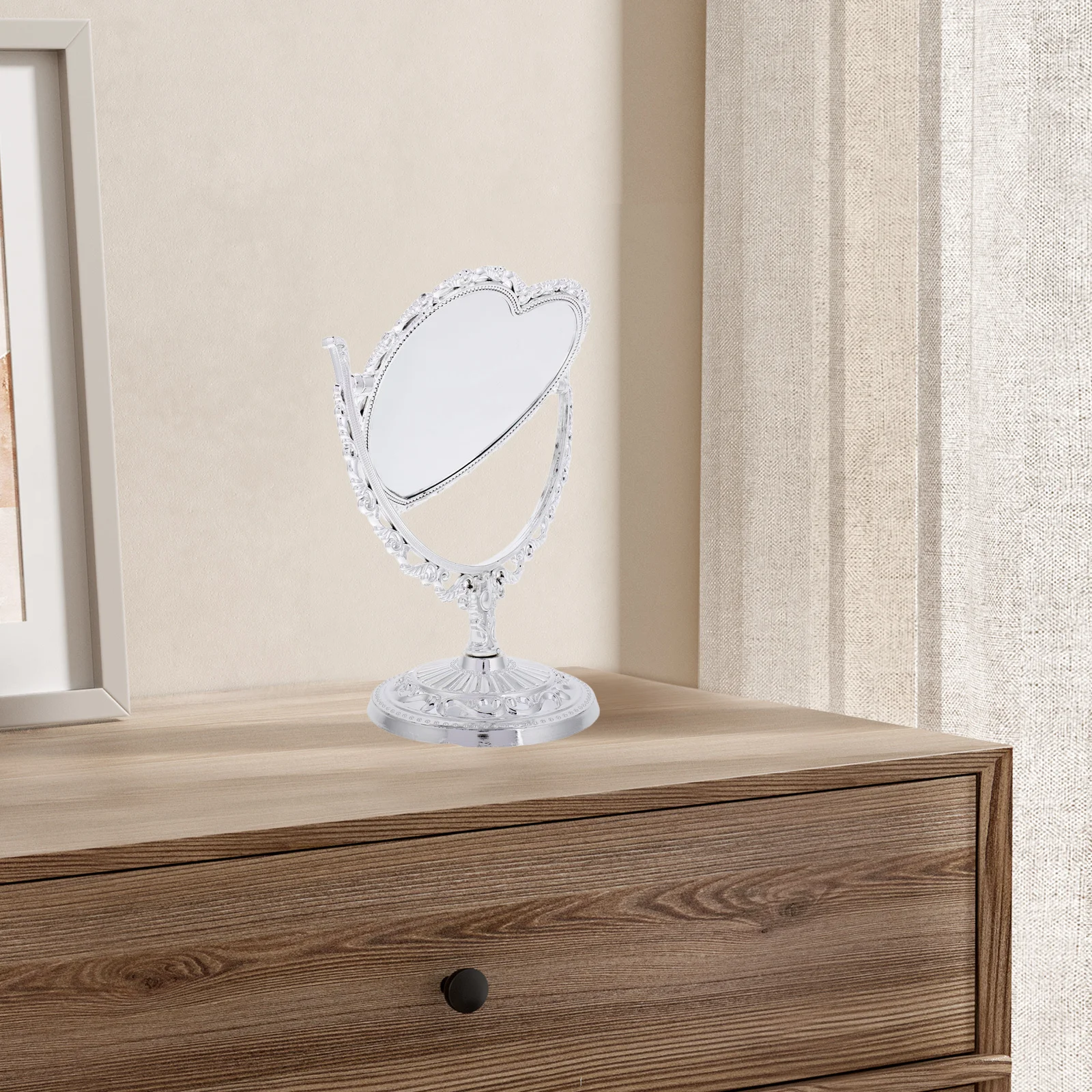 

Vanity Shape Shaped Dresser Mirrors for Bedroom Hand Vintage Cute