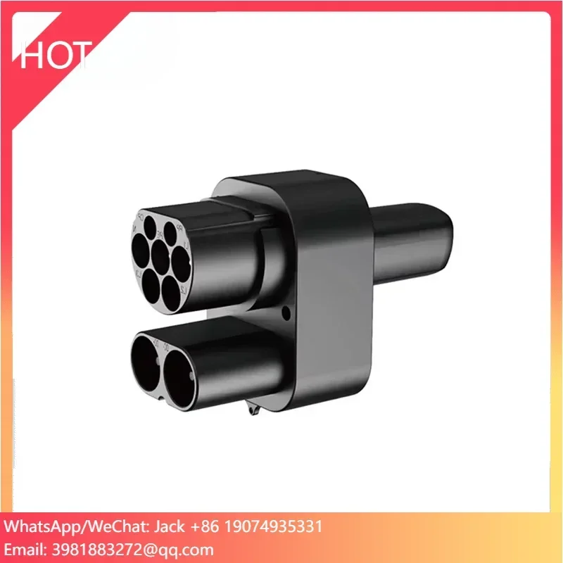 CCS2 To NACS EV Charging Adapter For Tesla Model 3 Y S X 250A DC 1000V Plug New Electric Vehicle Outlet With Switch Socket