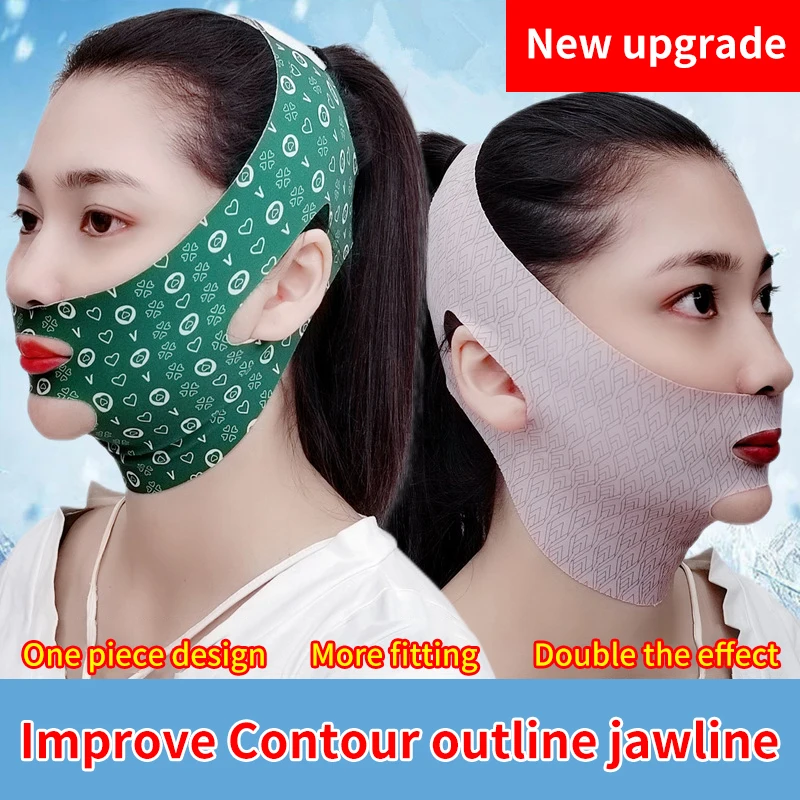 

Face Bandage Breathable V Face Band Cheek Lift Up Anti Wrinkle Face Thin Mask Reduce Double Chin V-Line Shaping Bandage