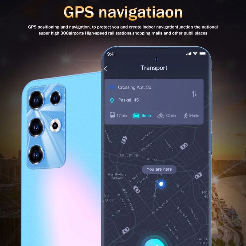 هاتف ذكي جديد 5G A75 Pro هواتف محمولة 10core ثنائي الشريحة هاتف 7.3 بوصة أندرويد Qualcomm8 Gen 2 فتح الهواتف المحمولة Celulares