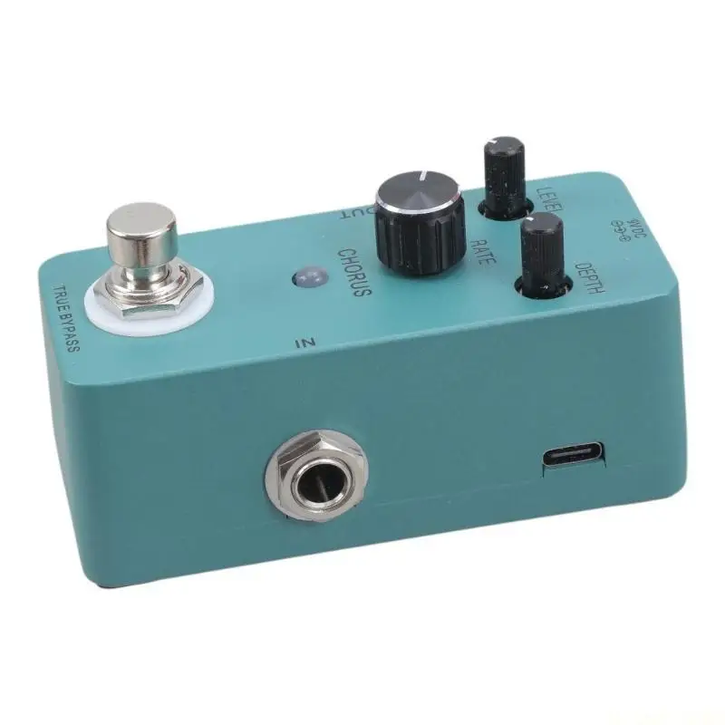 m5tc-analog-chorus-effect-pedal-with-led-and-true-bypass-footswitch-for-guitar-featuring-level-depth-rate-control