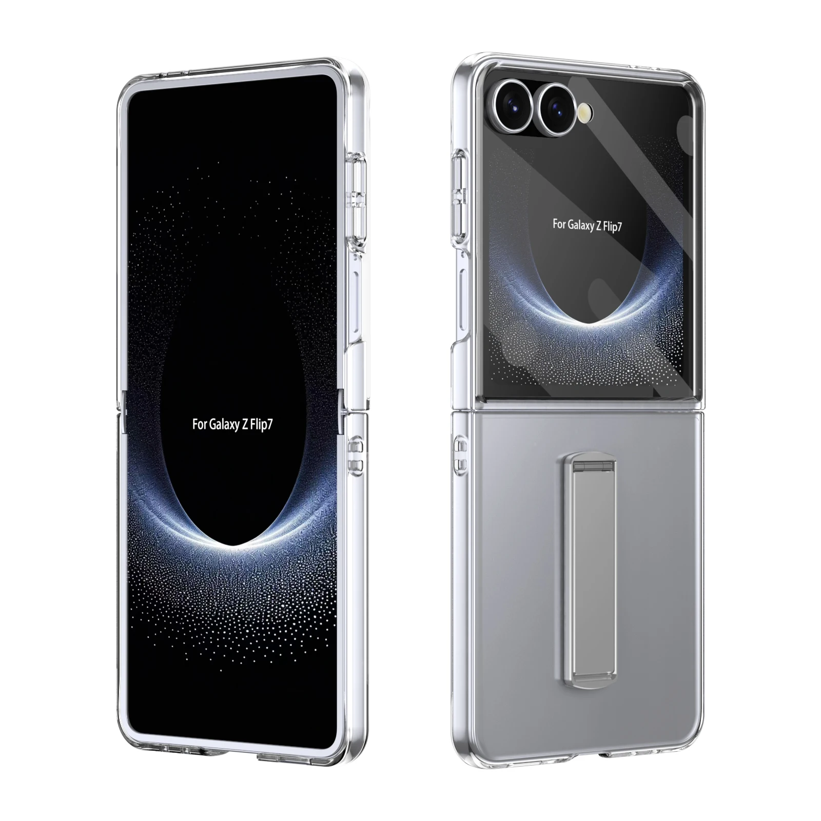 

Glass Lens Film Camera Protect for Wireless Charging Phone Case for Samsung Galaxy Z Flip 7 6 5 4 3 5G Transparent Bracket Cover