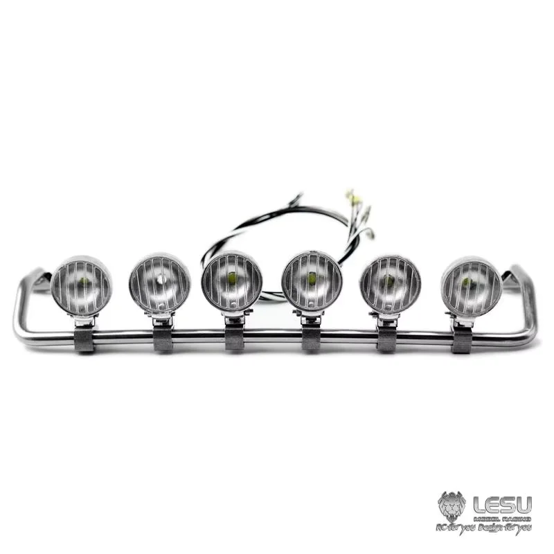 Metal high roof light LESU1/14 Tamiya truck LED spotlight high roof