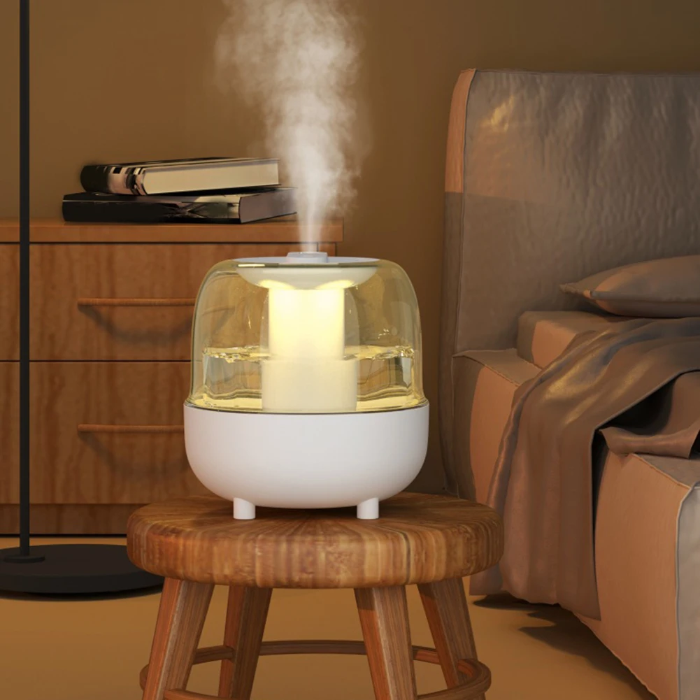 

Увлажнитель воздуха с тяжелым туманом 4 л и функцией ароматерапии с цифровым дисплеем для офисного настольного увлажнения воздуха большой емкости