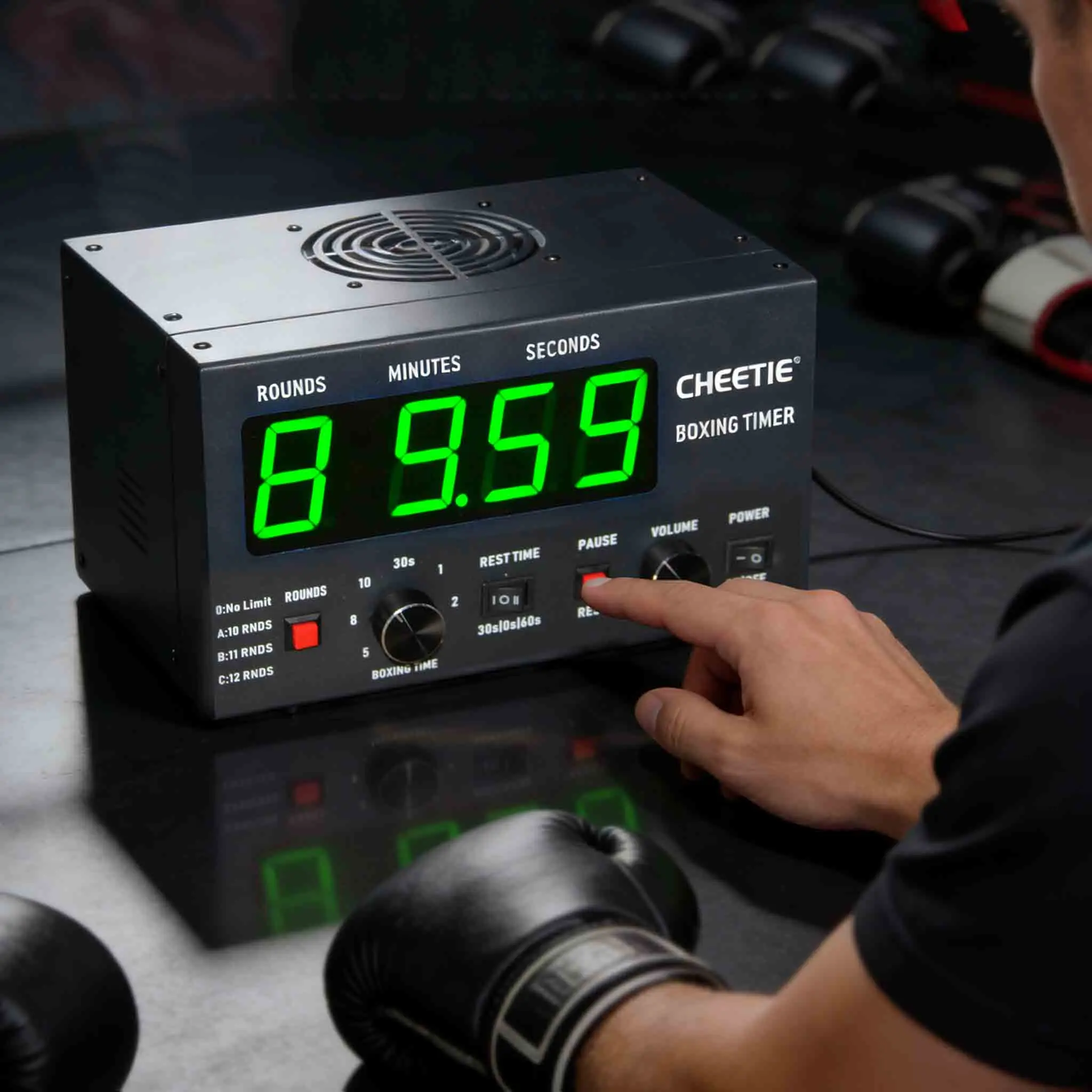 hit productDigital Boxing Timer CHEETIE CP20A Classic Digital LED Round Timer for Muay Thai Mma Kickboxing Martial Arts Training