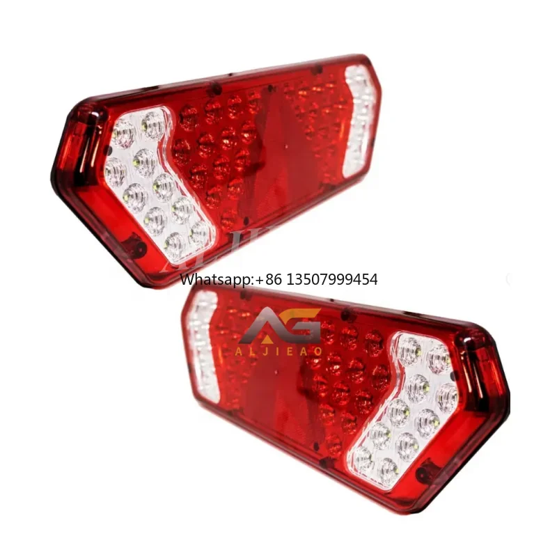 

Factory Wholesale LED Tail Lights Non-standard Led Tail Light Assembly AJLAMP009 LH AJLAMP010 RH Truck Body Parts Signal Lamp