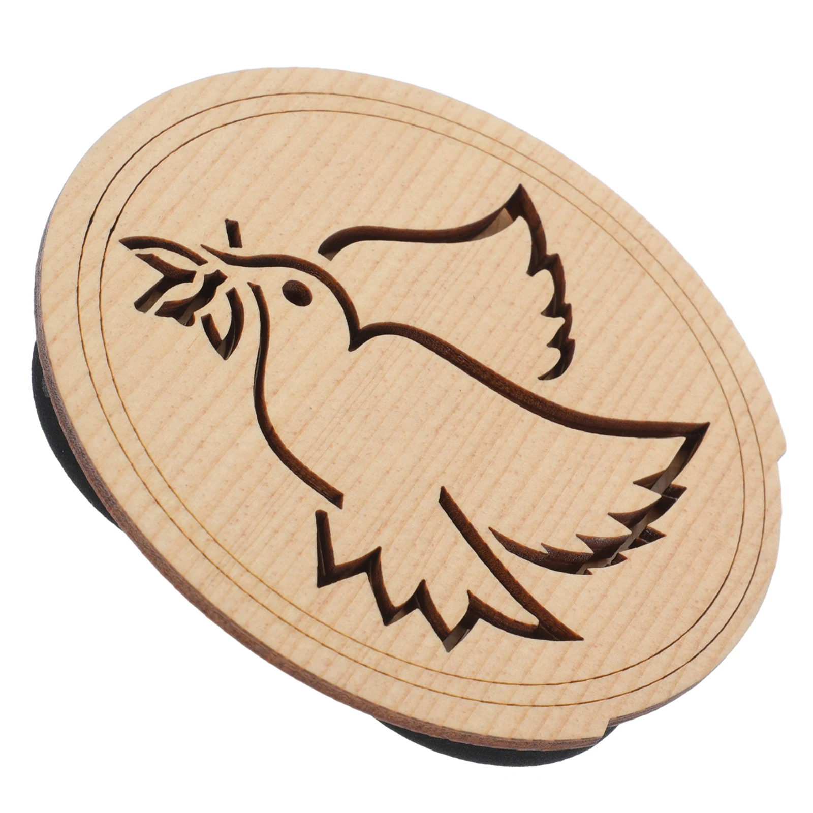 

Sound Hole Cover Guitar Shield Dustproof Wooden Maple Soundhole Block Instrument Buffer Protect Hollow Pattern Easy Install