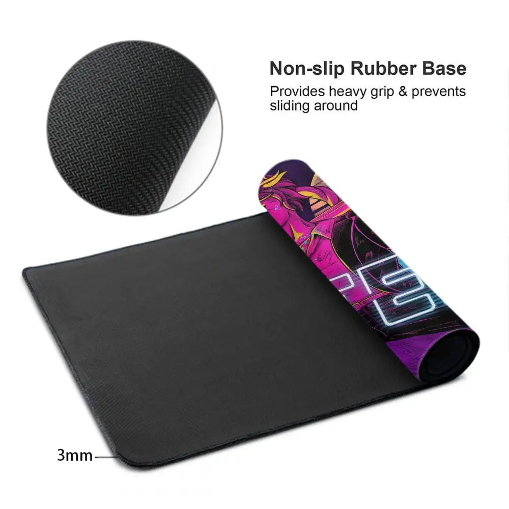 Game Katana Zero Mouse Pad Large Computer Mousepad Office 1000x500mm XXL Pc Gamer Non-slip Rubber Keyboard Deskmat
