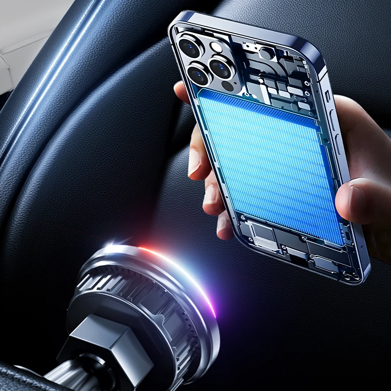 STLF Clrak لسيارة رينج روفر S20L شحن لاسلكي جديد لوضع هاتف السيارة هوك النسر الفم باك المغناطيسي شفط ترقية تعديل #3