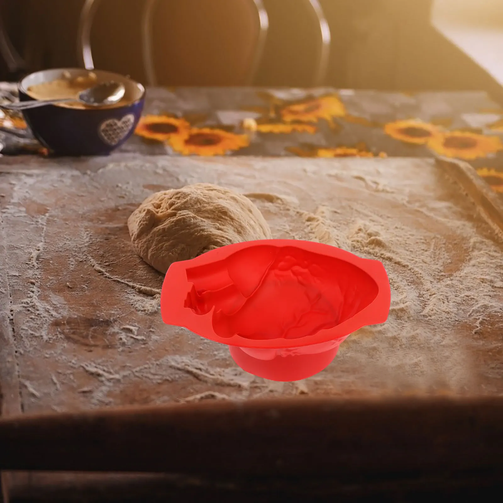 Molde de silicona para Chocolate con forma de corazón, molde antiadherente reutilizable para hornear para pastel, Fondant, postre, fiesta de Halloween