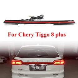 LED Rear Trunk for Chery Tiggo 8 Pro 2021 2022 2023 2024 LED Rear Trunk Lid Through Tail Light 8 Plus Brake Driving Rear Lamp