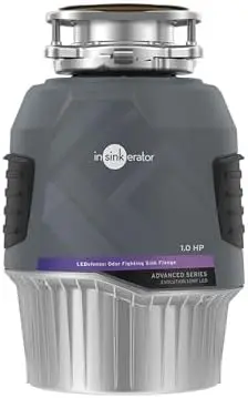 

InSinkErator Evolution 1.0HP LED Garbage Disposal with Antimicrobial Flange
