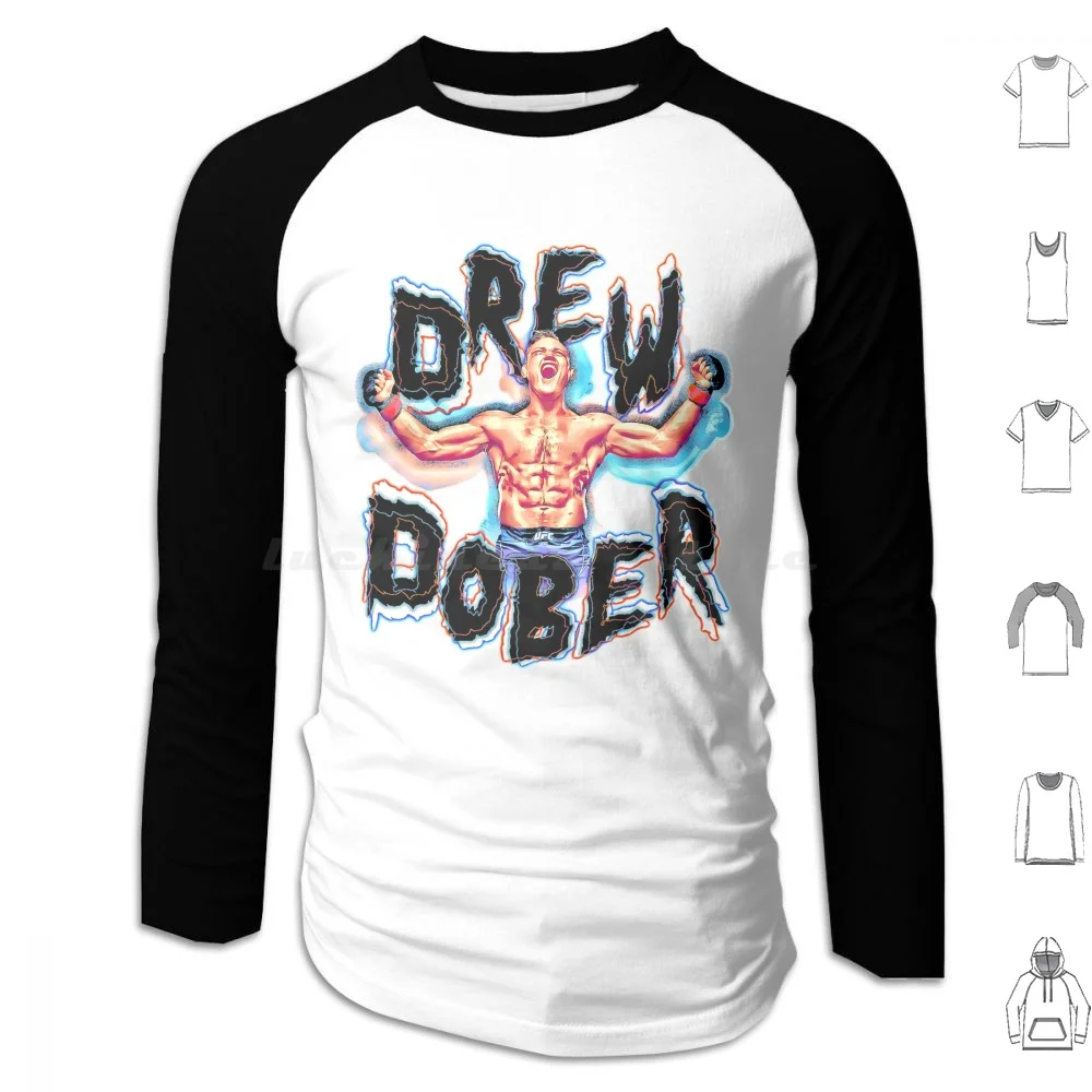 Drew Dober Hoodie cotton Long Sleeve Drew Dober Ultimate Fighting