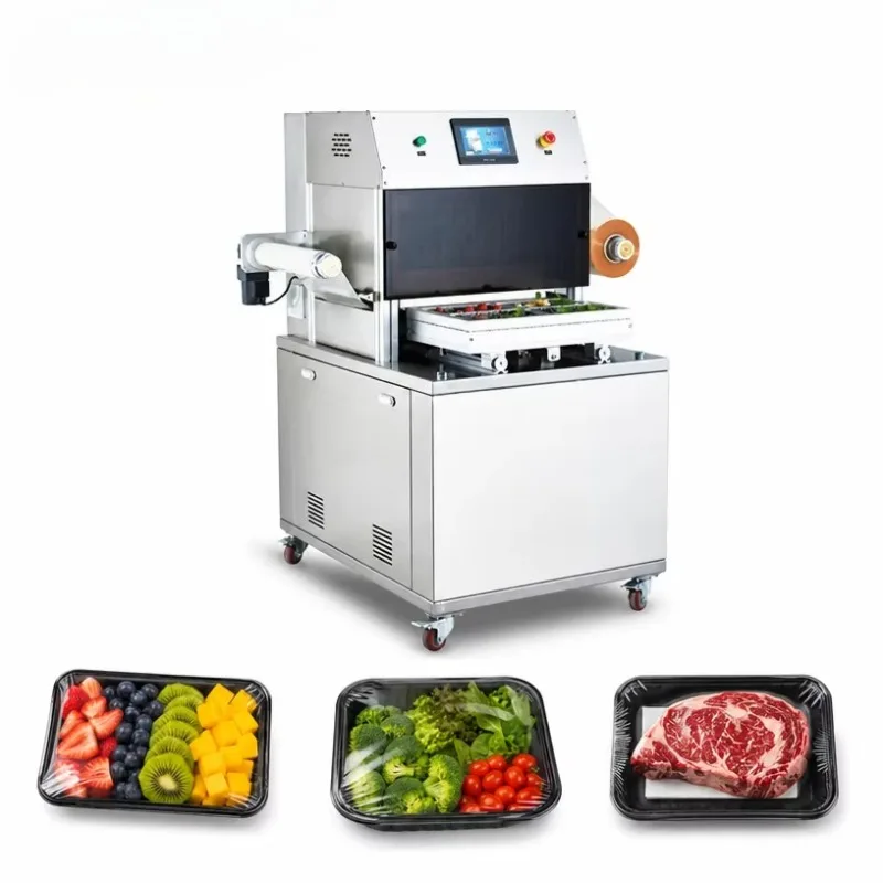 Custom made Modified Atmosphere Preservation  Manual  Tray Sealer Vacuum Skin Packaging Machine Vacuum Packaging Machine