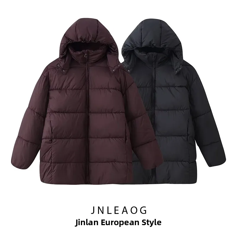 

Модная женская уличная куртка с капюшоном из хлопка, осенняя новинка, универсальный дизайн, длинный рукав, на молнии