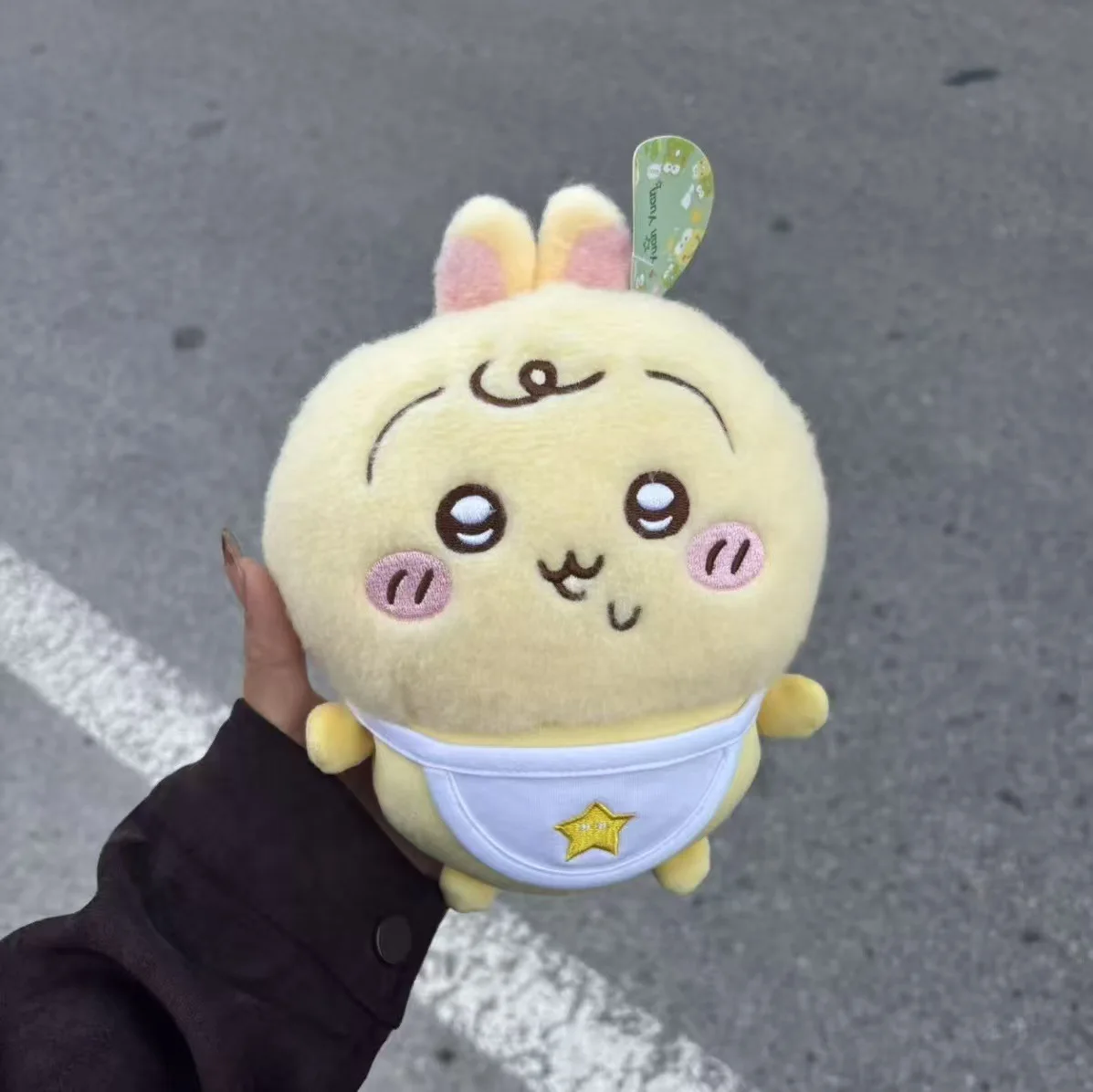 Chiikawa الطفل سلسلة ألعاب من نسيج مخملي 20 سنتيمتر كبير Usagi Hachiware دمية ناعمة لطيف محشوة الحيوان هدية للأصدقاء ديكور المنزل