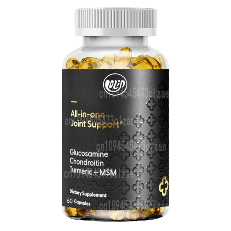 Joint Support Supplements Include Turmeric, Frankincense, Ginger Root, Bamboo, Pepper, and Support for Health-60 Capsules