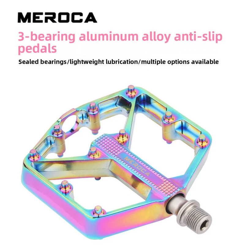 Mountainbike Pedal Aluminiumlegierung3Pailin Pedal Fahrradpedale Rennrad Anti-Rutsch Pegs Pedal